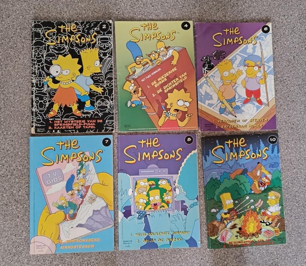 De Simpsons-tijdschriften, Ophalen, Zo goed als nieuw