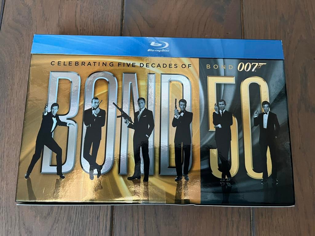 James Bond blue ray box, Cd's en Dvd's, Ophalen of Verzenden, Zo goed als nieuw
