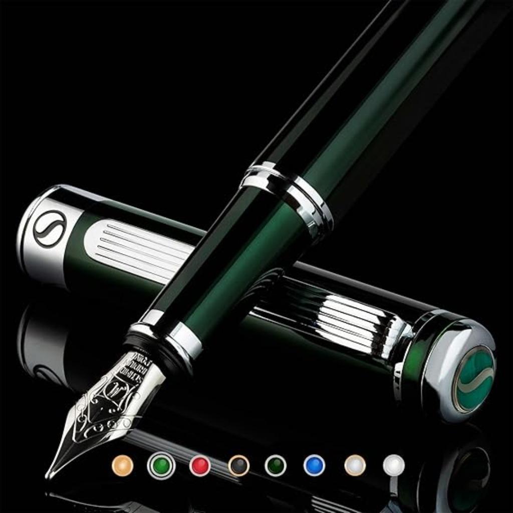 Stylo plume British Racing Green LIVRAISON RAPIDE ET GRATUIT