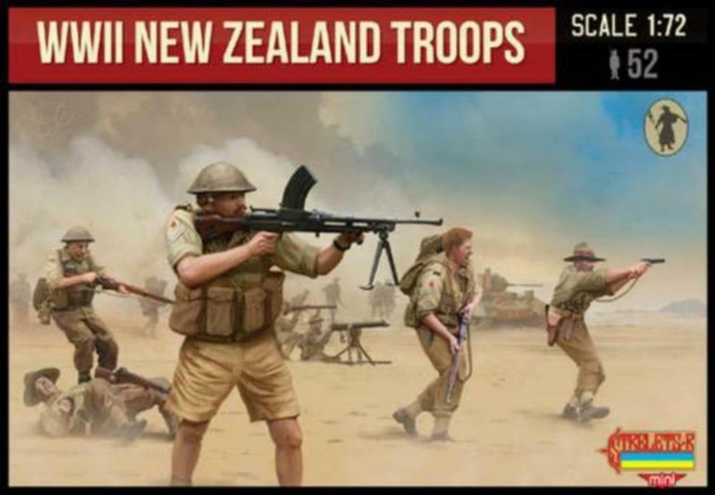 STRELETS*R M111 WWII new zealand troops échelle 1/72, Ophalen of Verzenden, Nieuw, 1:50 of kleiner, Figuur of Figuren