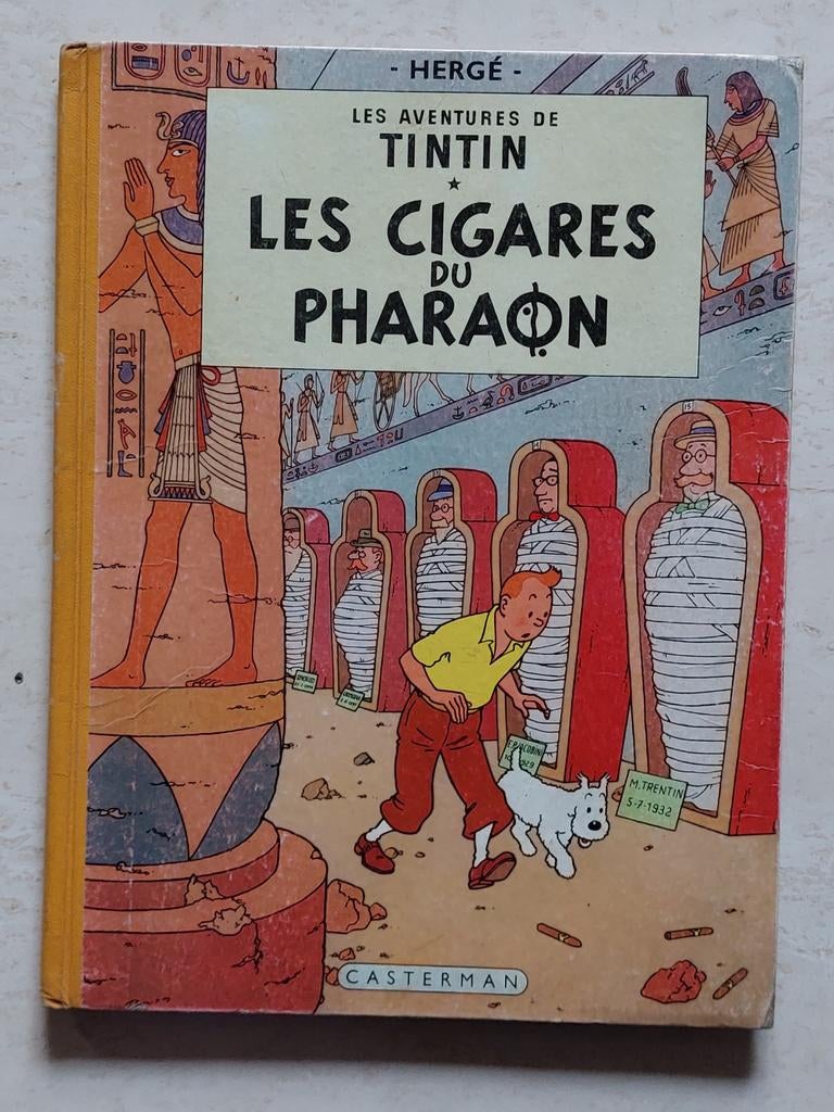 TINTIN Les Cigares du Pharaon EO Française 1955 TBE, Livres, Enlèvement ou Envoi