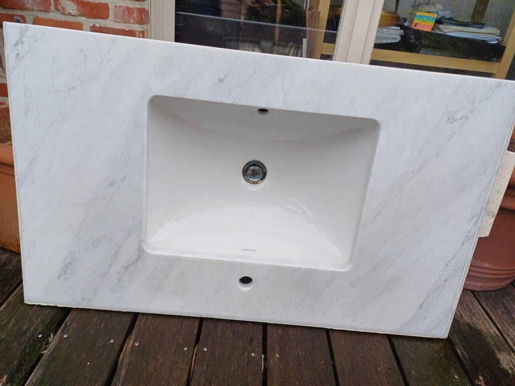 Marmeren Wasbak Duravit, Ophalen, Zo goed als nieuw