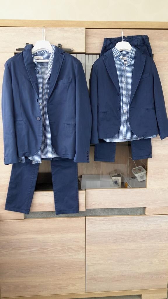 Communie kids  Kostuum nieuwstaat ! Spotprijs 50 Eur/set !, Ophalen, Zo goed als nieuw, Blauw