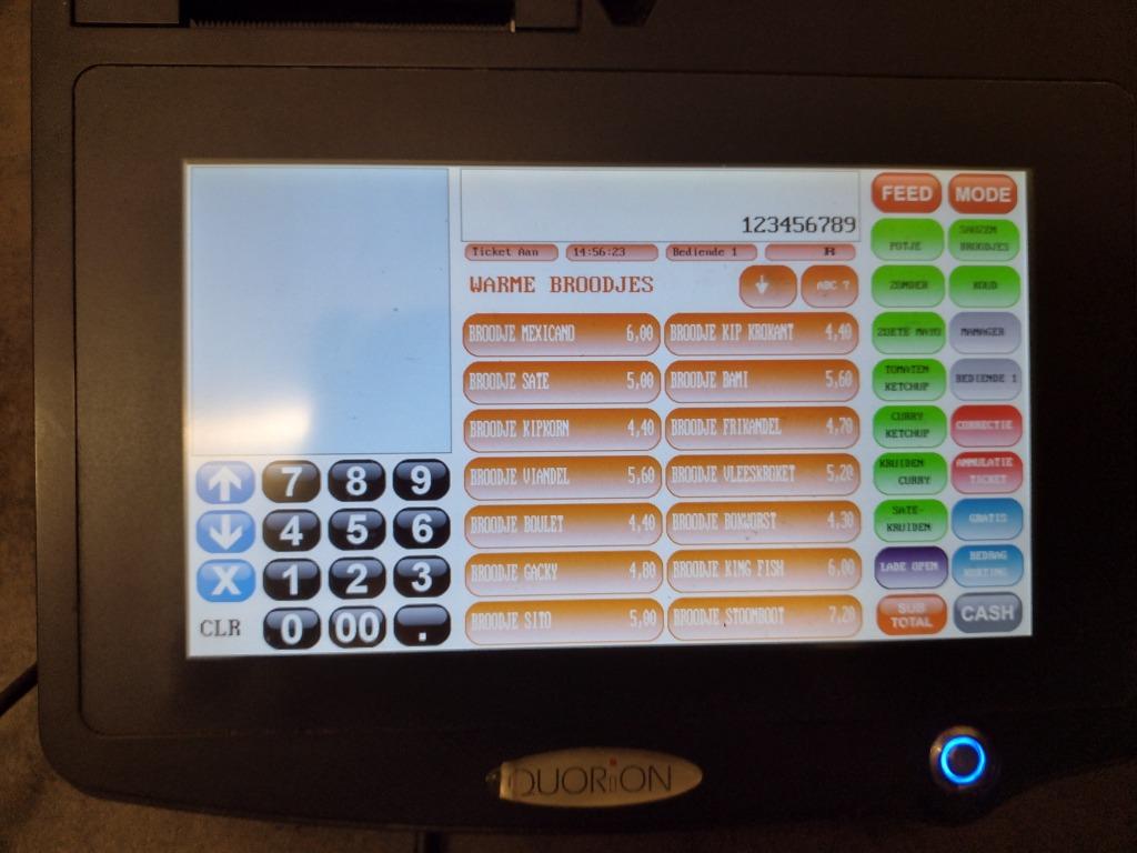 Système de caisse Quorion Q10, Enlèvement