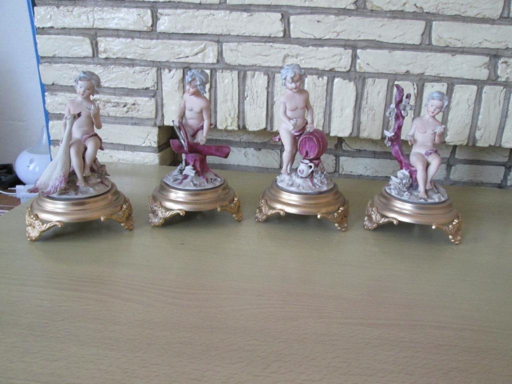 Figurines biscuit 4 saisons, Enlèvement, Comme neuf