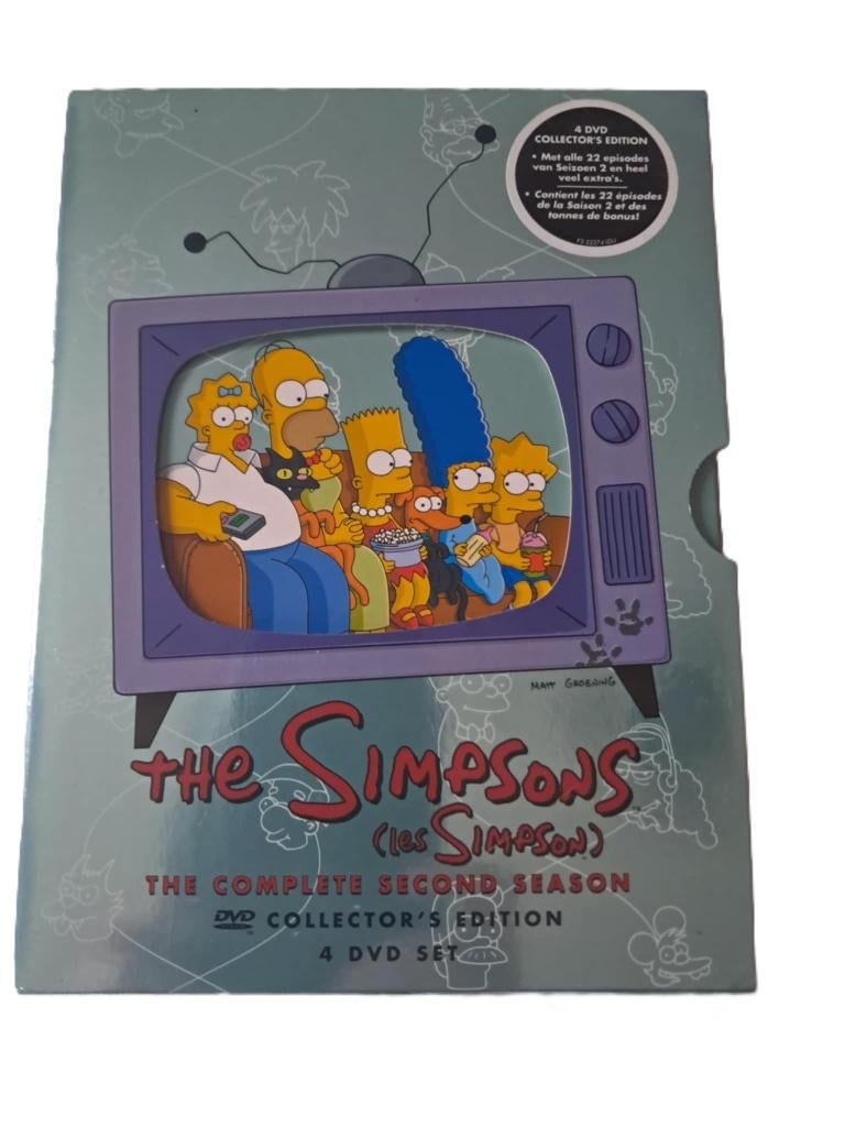 Coffret Les Simpsons – Saison 2 – Édition Collector – 4 DVD, CD & DVD, Enlèvement ou Envoi, Dessin animé, Tous les âges, Coffret