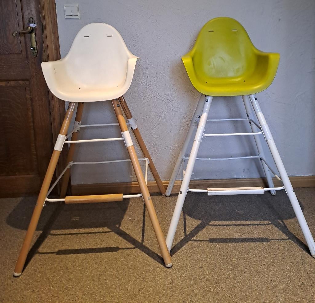 2 x Childhome Evolu 2 eetstoel, Kinderen en Baby's, Kinderstoelen, Ophalen, Gebruikt, Meegroeistoel