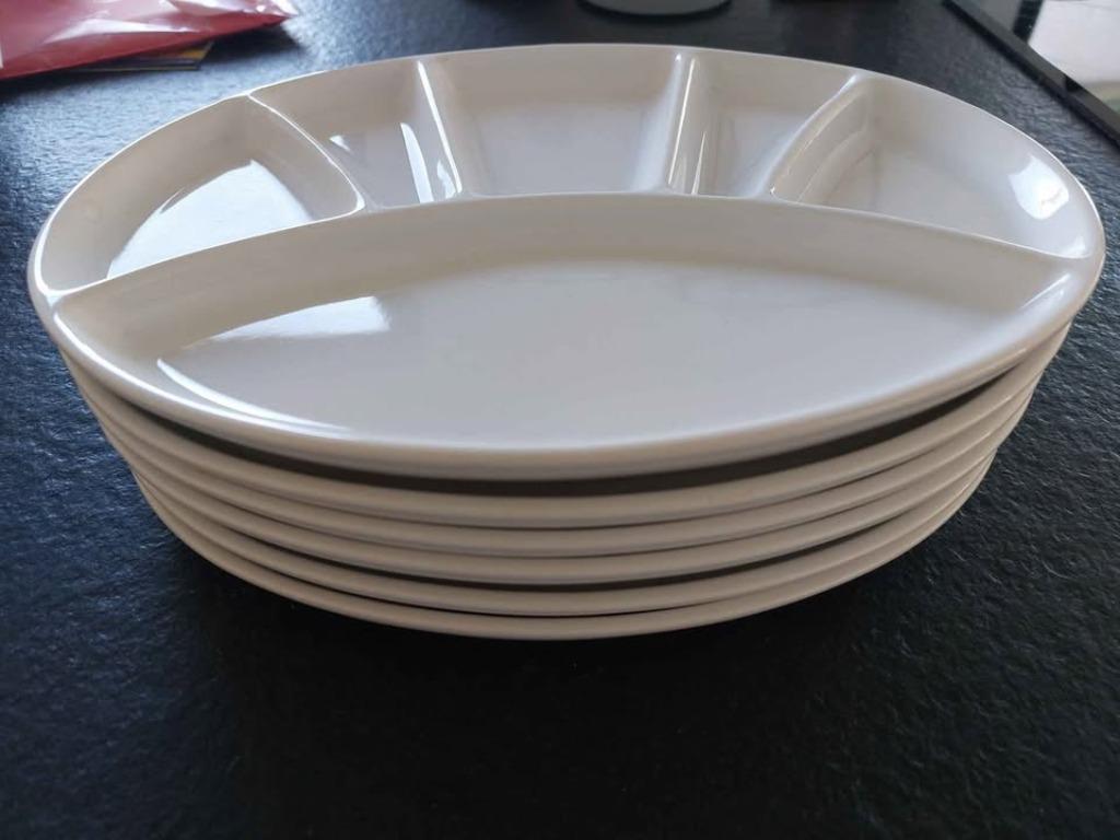 6 fondue borden, Enlèvement, Comme neuf, Assiettes(s)