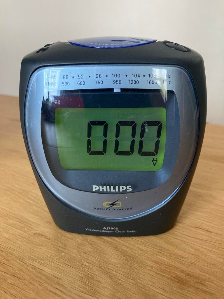 Philips AJ3005 Wekkerradio Clock Radio, Elektronische apparatuur, Wekkers, Ophalen of Verzenden, Zo goed als nieuw