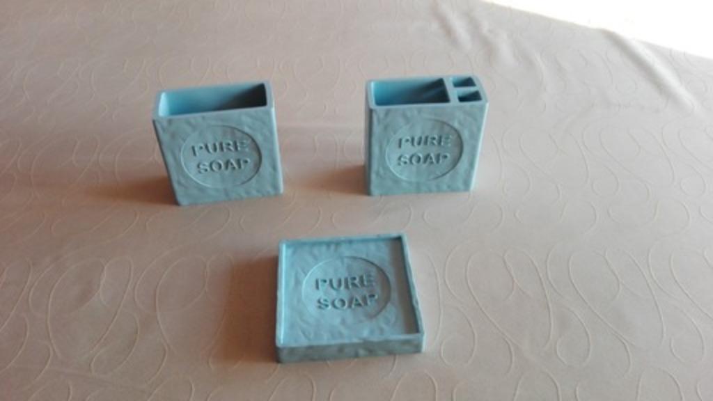 badkameraccessoires, Huis en Inrichting, Badkamer | Badtextiel en Accessoires, Nieuw, Blauw, Ophalen of Verzenden