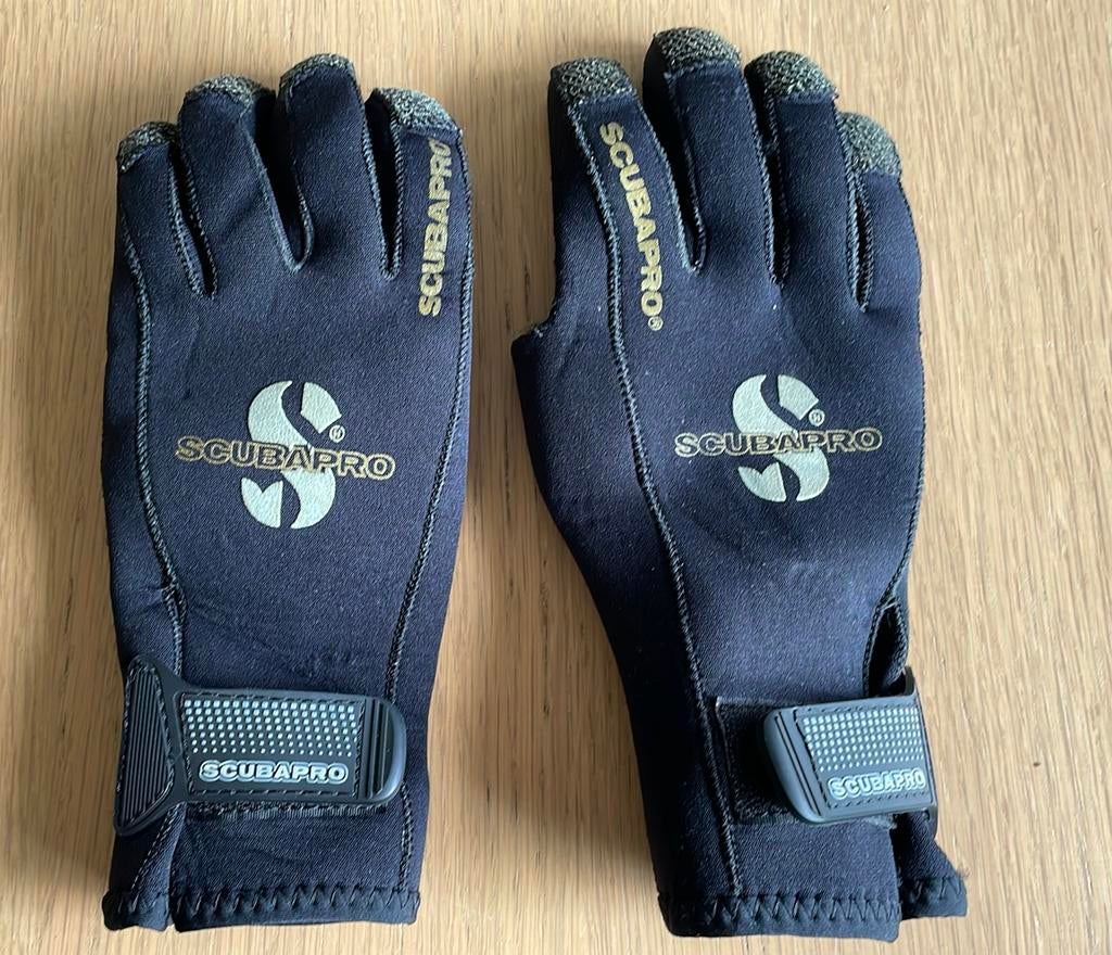 Gants Scubapro, taille Medium, 3 mm, Sports nautiques & Bateaux, Plongée, Enlèvement ou Envoi, Utilisé, Combinaison de plongée