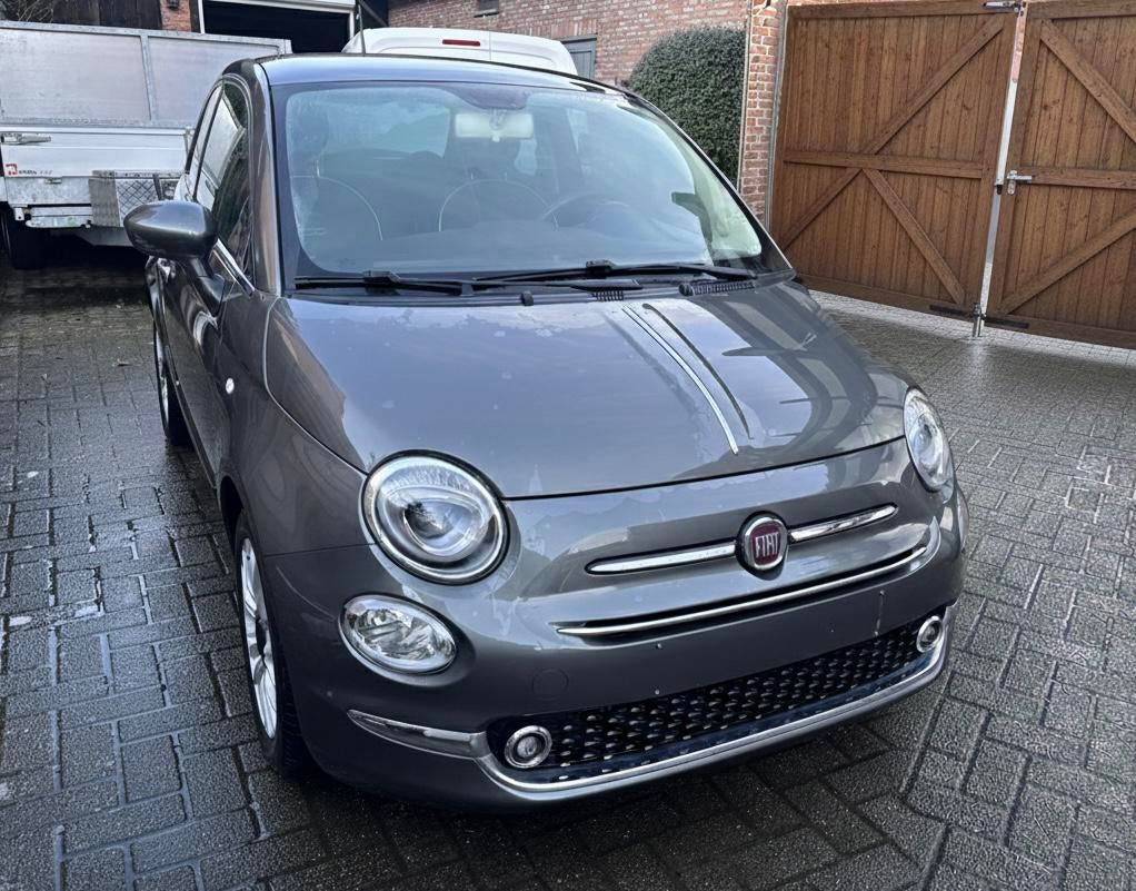 Fiat 500 2019 0.9 Benzine airco 1 jaar garantie, Voorwielaandrijving, 4 zetels, Stof, Euro 6