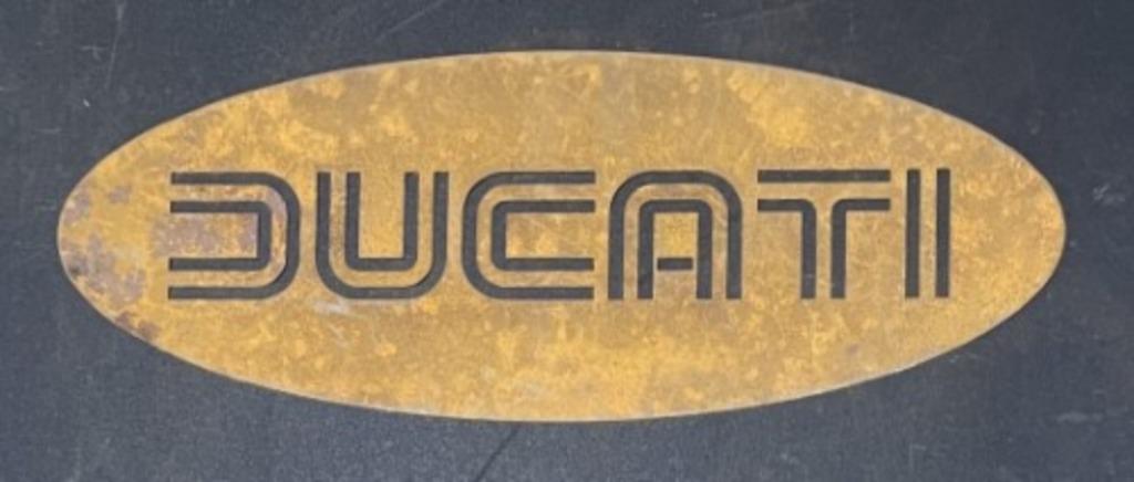 ducati cortenstaal plaat, Ophalen of Verzenden, Gebruikt