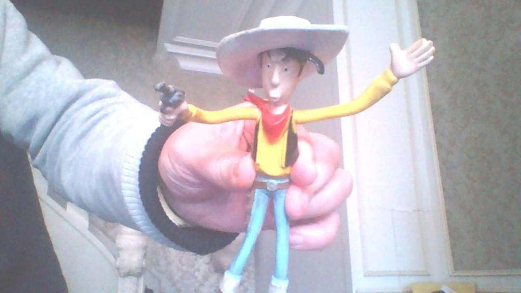 Figurine flexible lucky luke 1984, Enlèvement