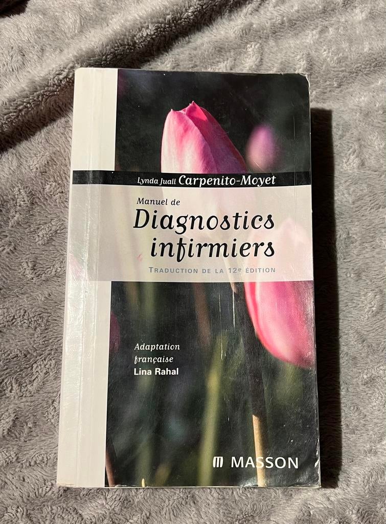 manuel diagnostics infirmiers, Livres, Enlèvement, Comme neuf