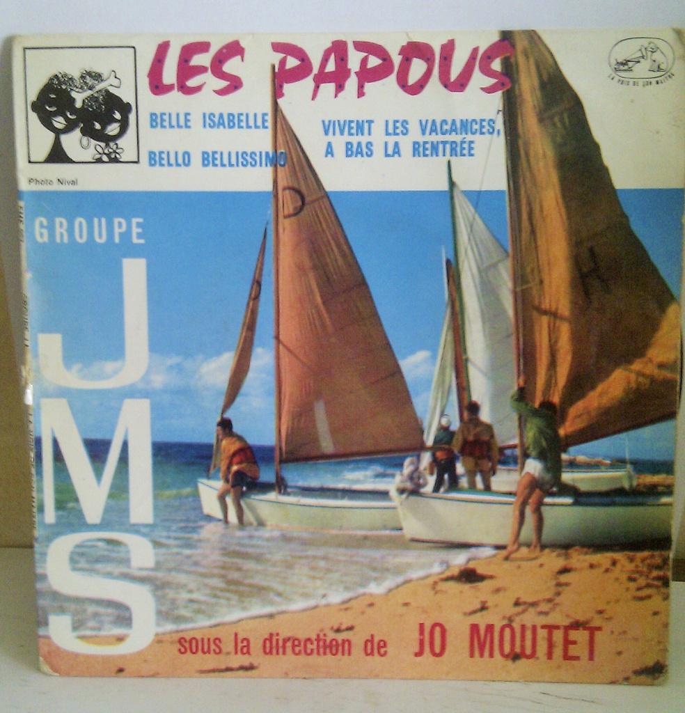 45T groupe jms - les papous - 1960, Single, Ophalen of Verzenden, Zo goed als nieuw, Kinderen en Jeugd