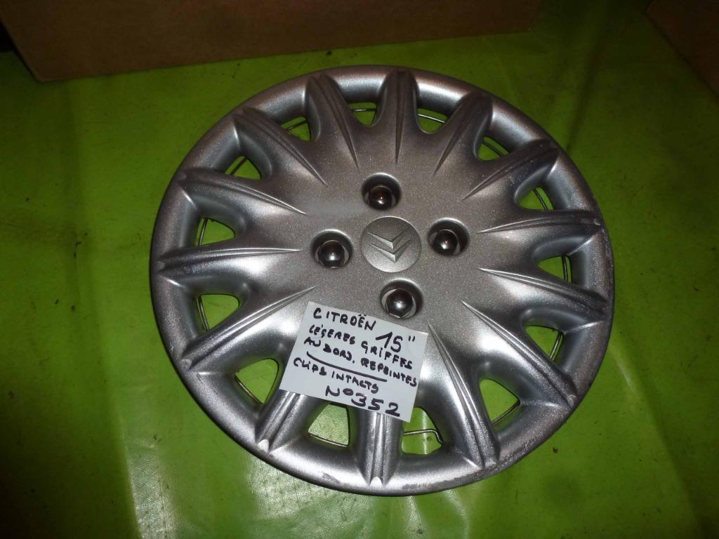 enjoliveur 15'' Citroën  (n°352) - 1pc, Auto-onderdelen, Banden en Velgen, Velg(en), All Season, 15 inch, Overige, Gebruikt, Ophalen of Verzenden