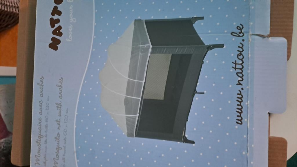 Moustiquaire pour lit bébé, Comme neuf, Lit