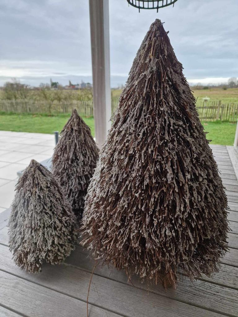 Kerstbomen in twijg - verschillende maten, Diversen, Kerst, Ophalen of Verzenden, Gebruikt