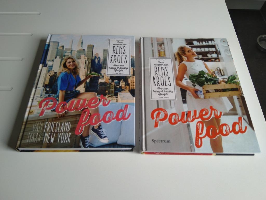 Rens Kroes : 2 Boeken Power Food en Van Friesland ....., Ophalen of Verzenden, Zo goed als nieuw, Rens Kroes