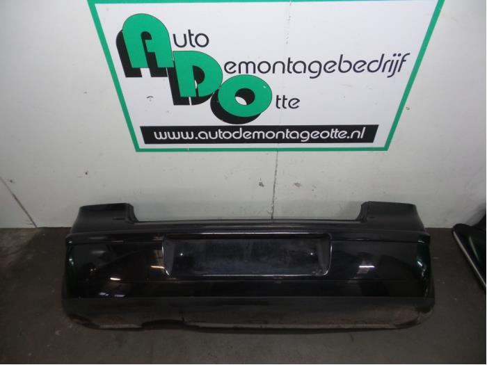 Achterbumper van een Volkswagen Polo (Polo 01-) (L041), Auto-onderdelen, Carrosserie, Bumper, Volkswagen, Gebruikt, Ophalen of Verzenden