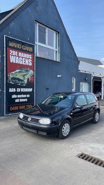 VW Golf 4SDI Diesel Airco Met Keuring Voor Verkoop, Auto's, Volkswagen, Zwart, Bedrijf, Golf, Berline