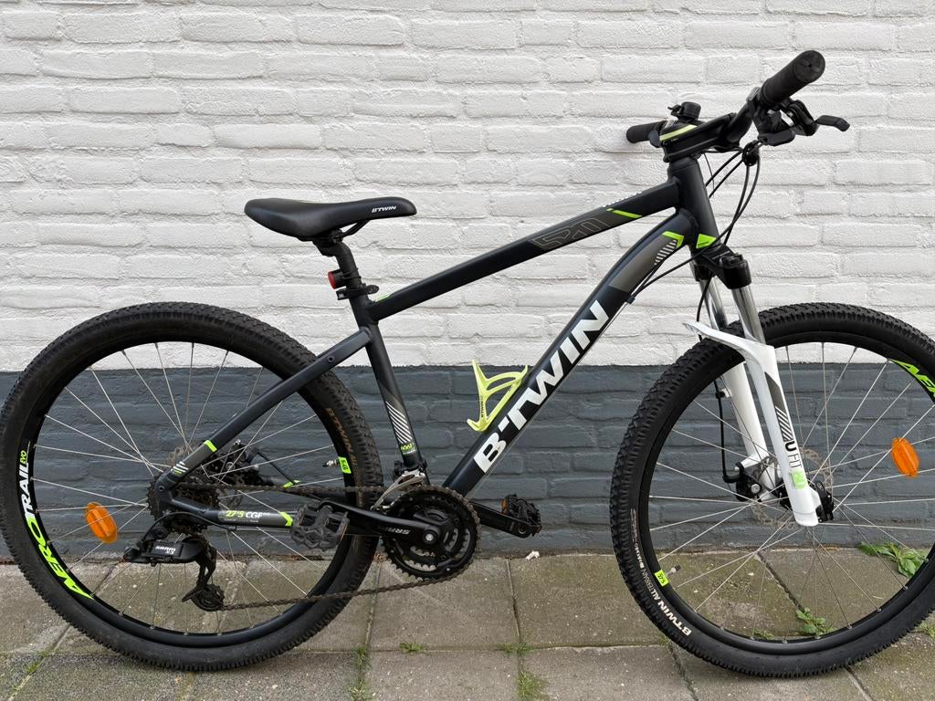 BTwin Rockrider 520  27,5 inch  24x vers  maat M, Vélos & Vélomoteurs, Autres marques, 45 à 49 cm, Comme neuf, Enlèvement