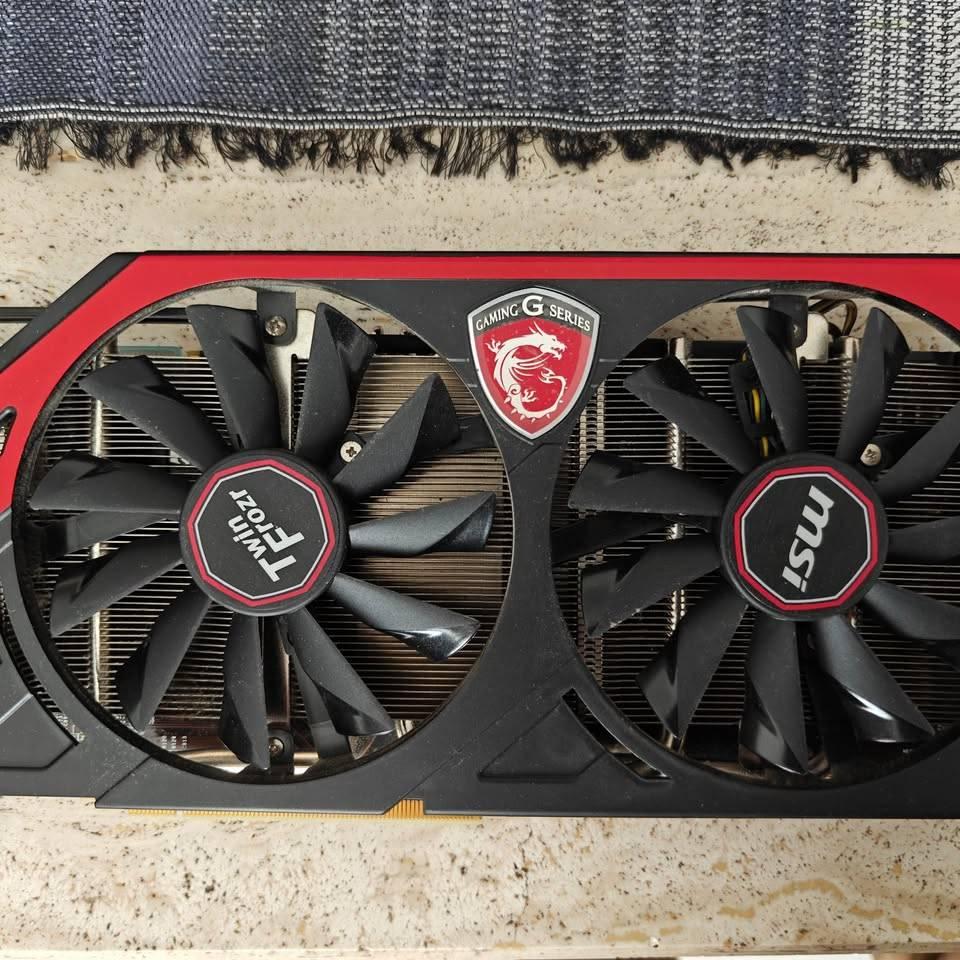 MSI GeForce GTX 760 2GB Gaming (N760 TF 2GD5/OC), Computers en Software, Videokaarten, PCI-Express 3, Gebruikt, HDMI, Ophalen of Verzenden