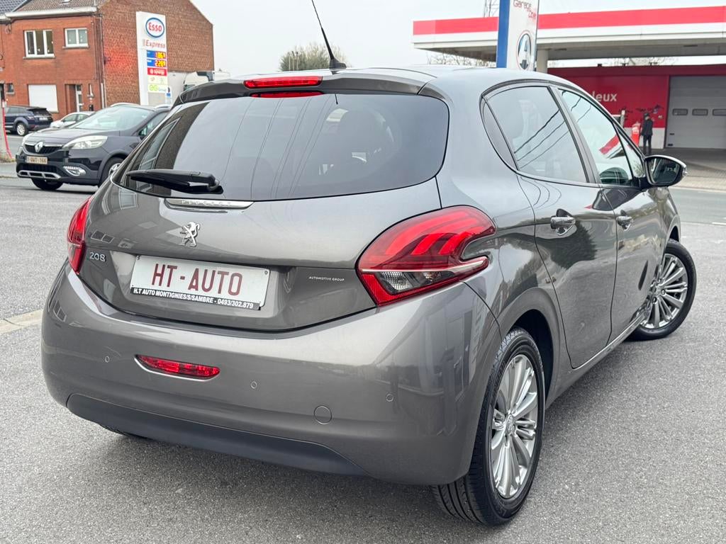 Peugeot 208 1.2i ess/airco/gps/garantie/euro6b!!, Autos, Argent ou Gris, Achat, Euro 6, Entreprise