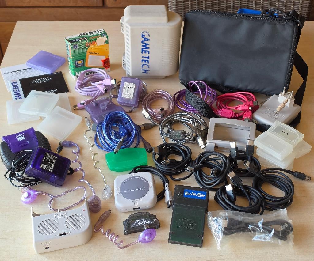 Leuk Lot Gameboy Spullen  - Nintendo Game Boy Stuff, Ophalen of Verzenden, Gebruikt, Game Boy Classic