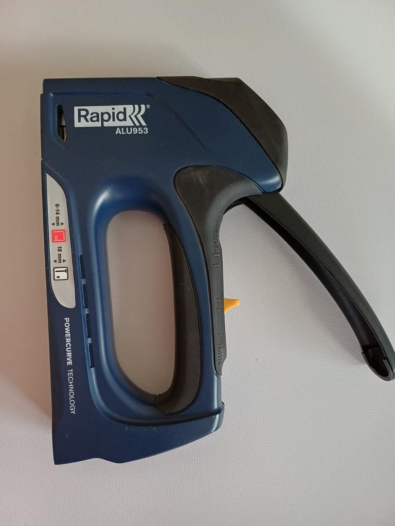 Rapid handtacker ALU 953 + 5000 nietjes, Doe-het-zelf en Bouw, Ophalen of Verzenden