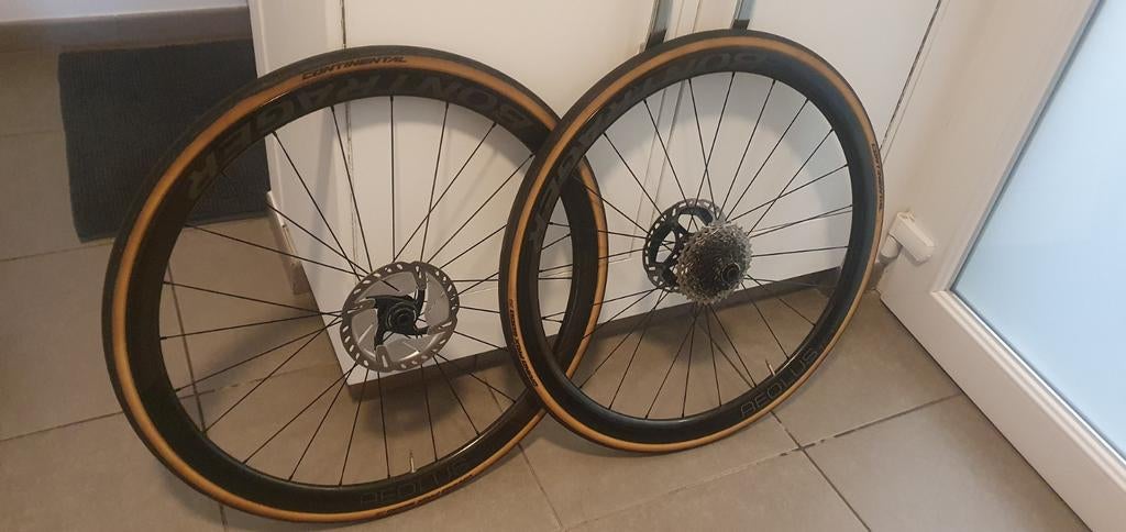 Bontrager carbonwiel, Ophalen, Band, Carbon