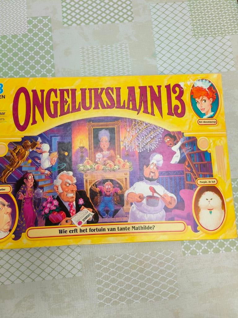 Gezelschapsspel Ongelukslaan 13, Ophalen of Verzenden