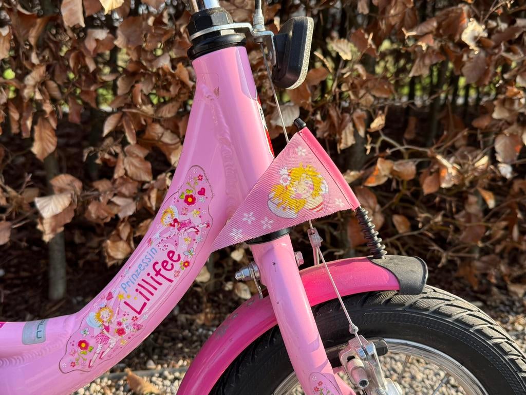 Puky 12 inch met duwstang en zijwielen + zadel zonder stang, Fietsen en Brommers, Fietsen | Kinderfietsjes, Ophalen, Zo goed als nieuw