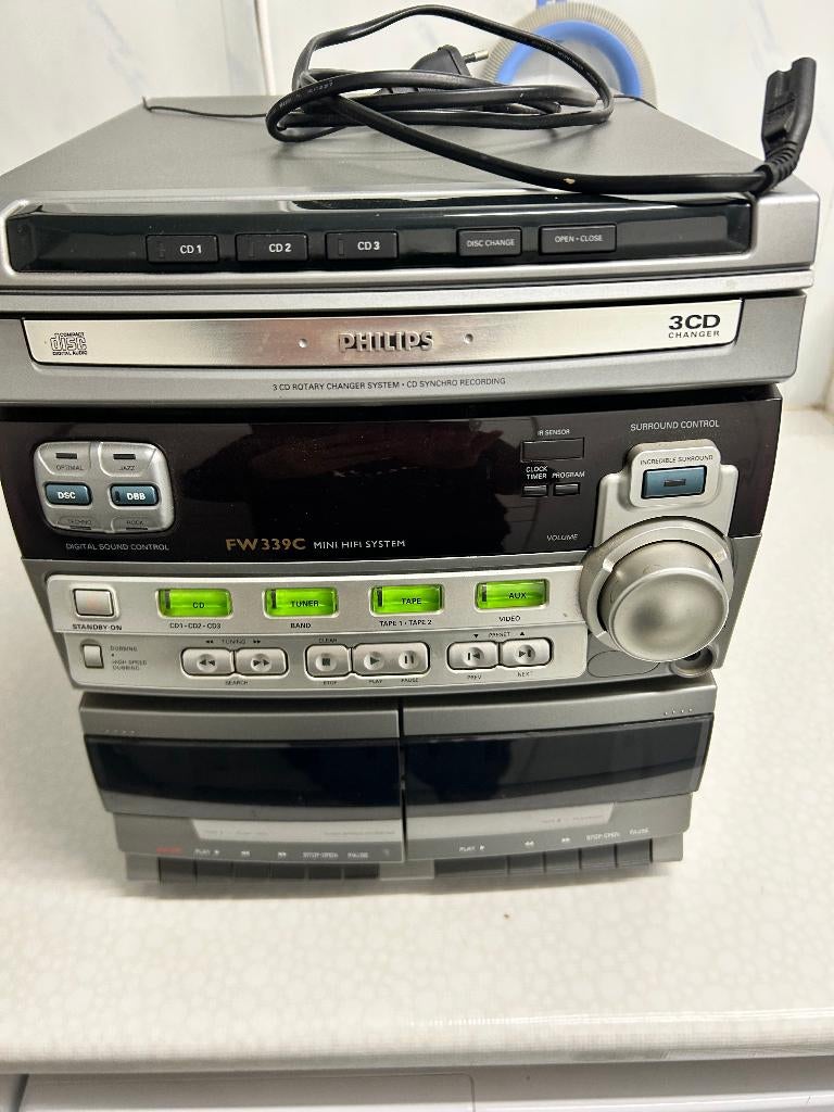 te koop stereo keten philps ( geen koerier diensten ), Audio, Tv en Foto, Stereoketens, Ophalen, Gebruikt, Tuner of Radio