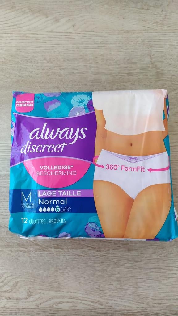 Culottes Always Discreet blanches taille M, Enlèvement ou Envoi, Neuf