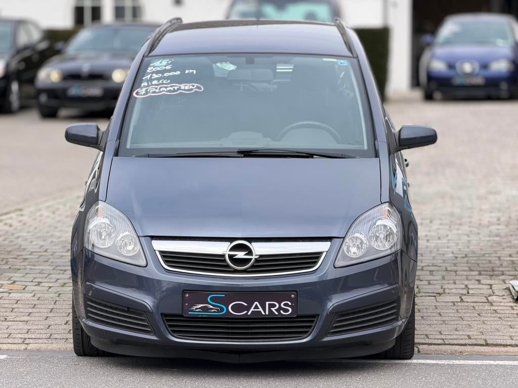 Opel Zafira 1.6i ** 135.000 km ** 7 Plaatsen ** Airco **, Auto's, 1600 cc, 7 zetels, Bedrijf, Electronic Stability Program (ESP)