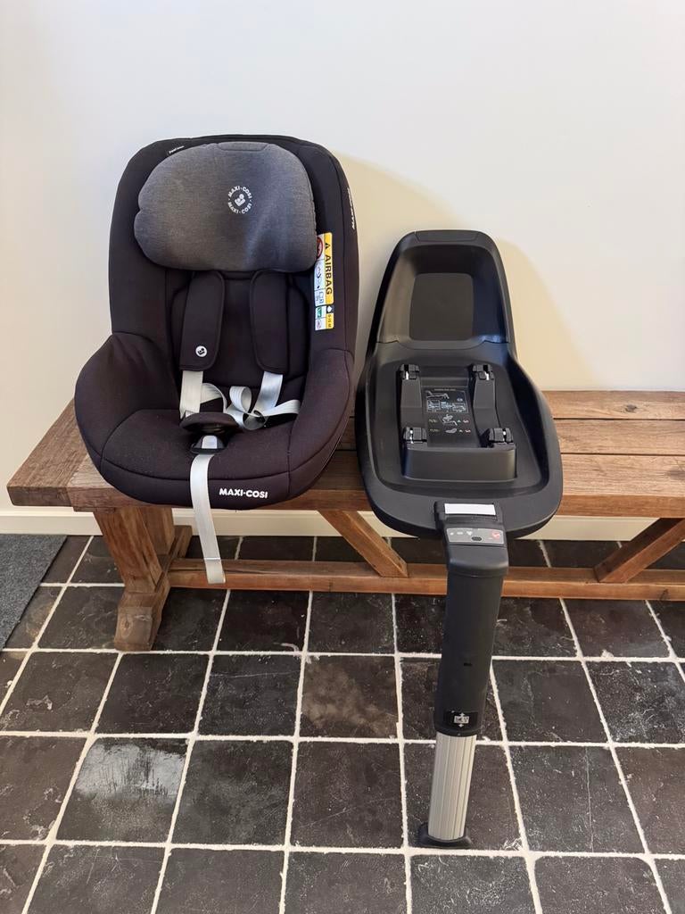 Maxi Cosi Family Fix 1 + chaise pour bébé Pearl, Enfants & Bébés, Enlèvement, Utilisé, Maxi-Cosi, Isofix