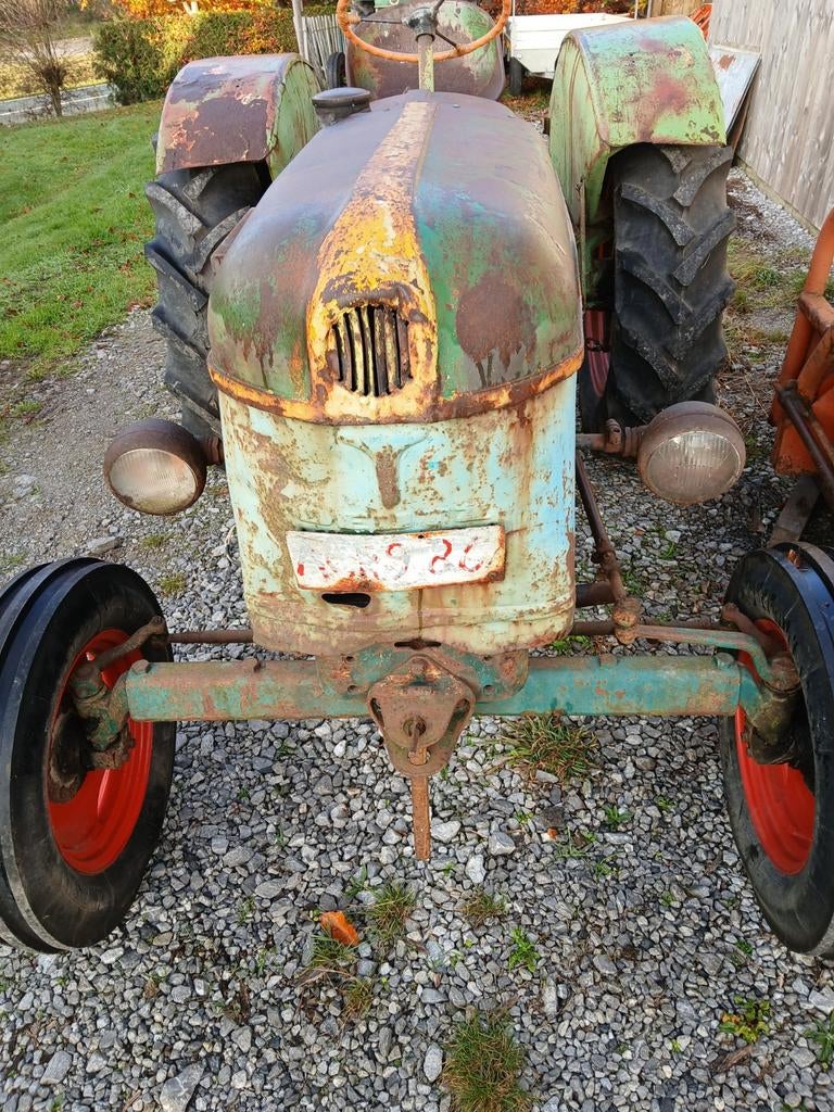 Echange tracteur deutz contre kubota iseki, Enlèvement