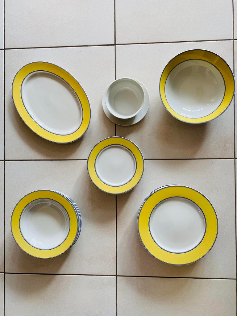 Porseleinservies - 6 personen/21 stuks, Ophalen, Nieuw, Porselein, Compleet servies