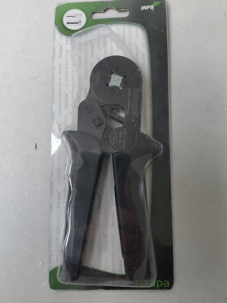 Haupa perstang voor aderhulzen 0,75-10mm2 vierkantpersing, Doe-het-zelf en Bouw, Ophalen, Zo goed als nieuw