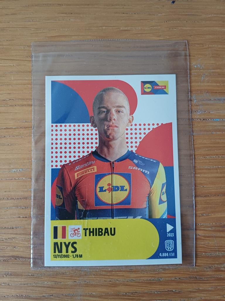 Panini Thibau Nys TDF 2025, Verzenden