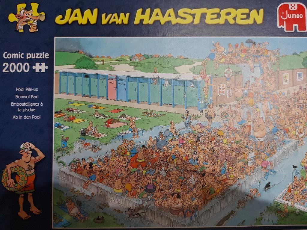 Puzzel Bomvol Bad Jan Van Haasteren, Enlèvement, Plus de 1 500 pièces, Neuf, Puzzle