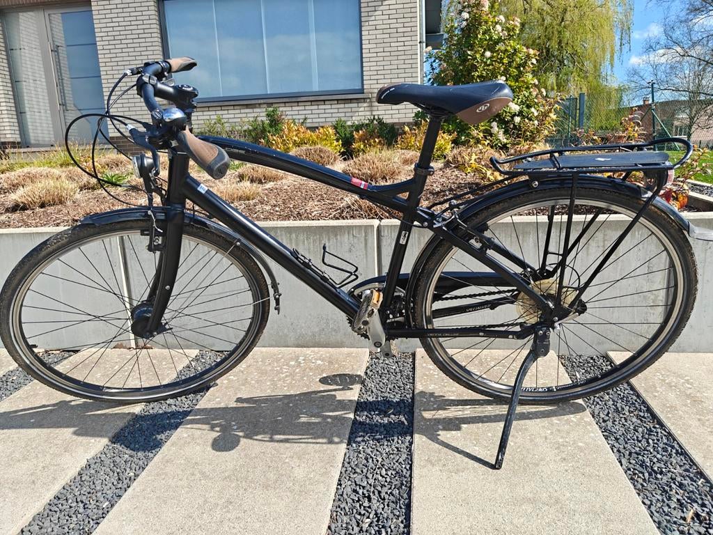 Studentenfiets/herenfiets 4-bikes zwart, Fietsen en Brommers, Ophalen, Versnellingen