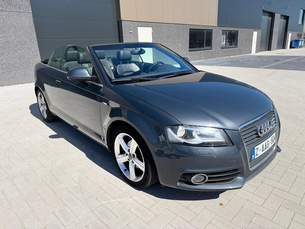Audi A3 Cabriolet - 3x S line - euro 5 - eerste eigenaar, Auto's, Audi, Euro 5, Cabriolet, Alcantara, Bedrijf