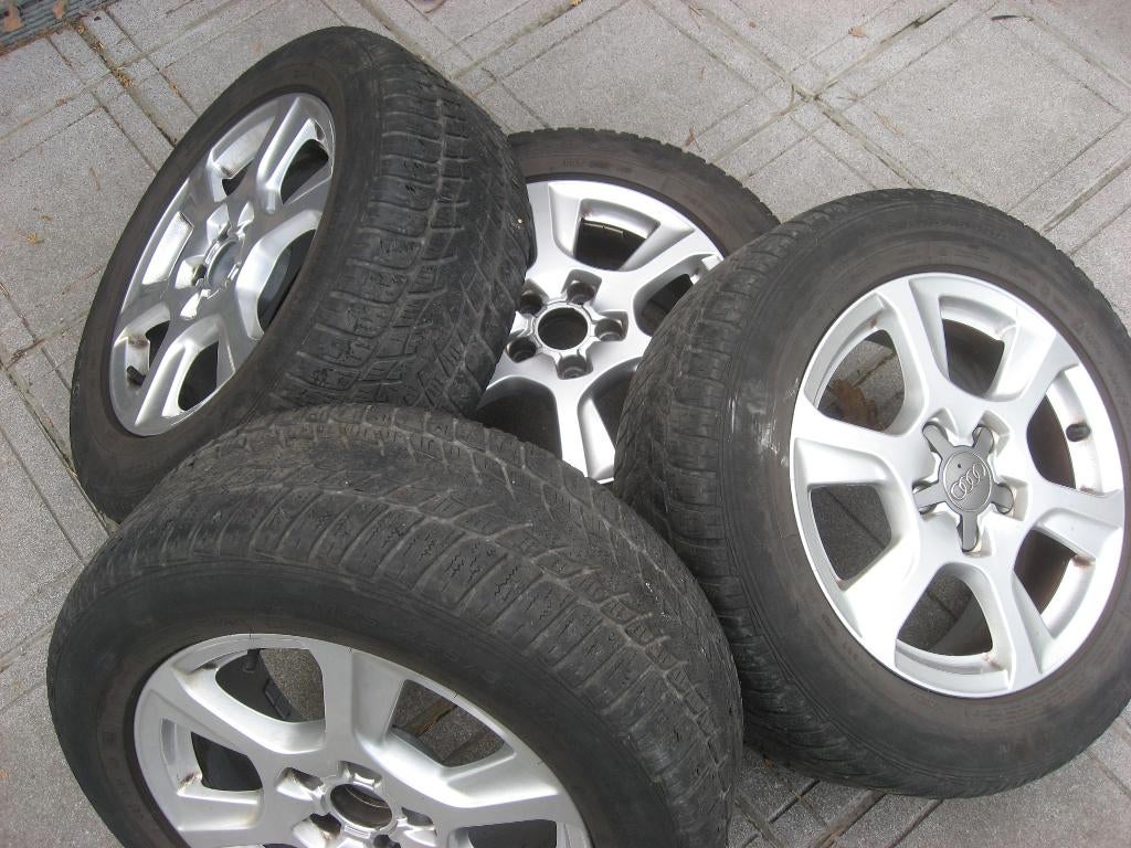 4 jantes Audi A4 pneus hiver, Enlèvement, Pneus hiver, Pneu(s)