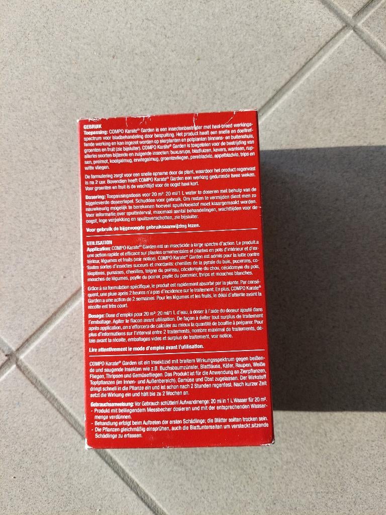 tegen buxusmot, Enlèvement