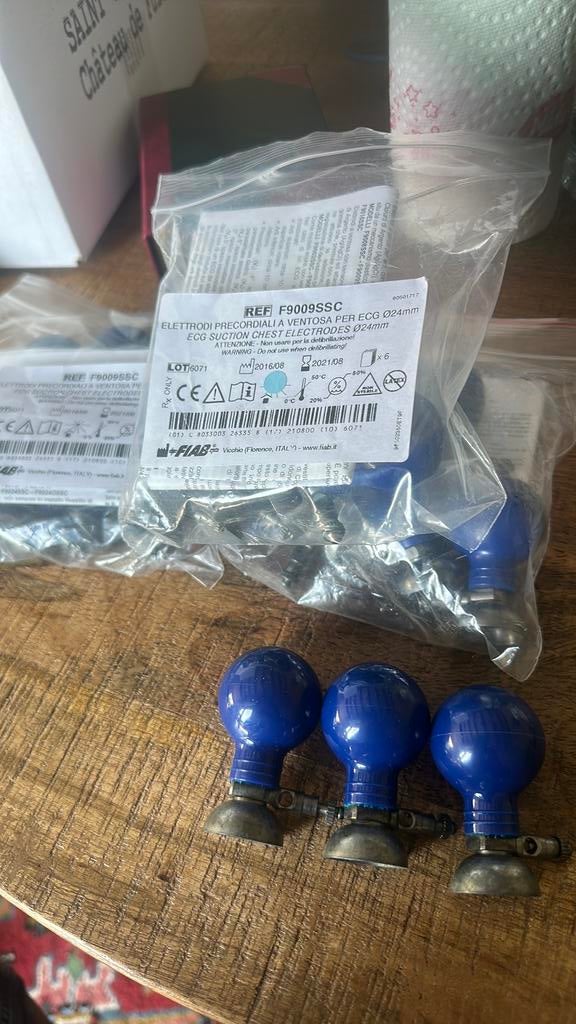 Zuigelektroden medical settings 3 x 6 pack, Sport en Fitness, Hartslagmeters, Ophalen of Verzenden, Nieuw