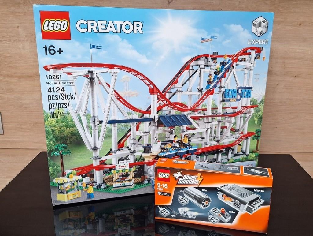 LEGO 10261+8293 RollerCoaster met motorisatie <NEW/SEALED>, Hobby en Vrije tijd, Ophalen of Verzenden, Nieuw, 1:50 of kleiner