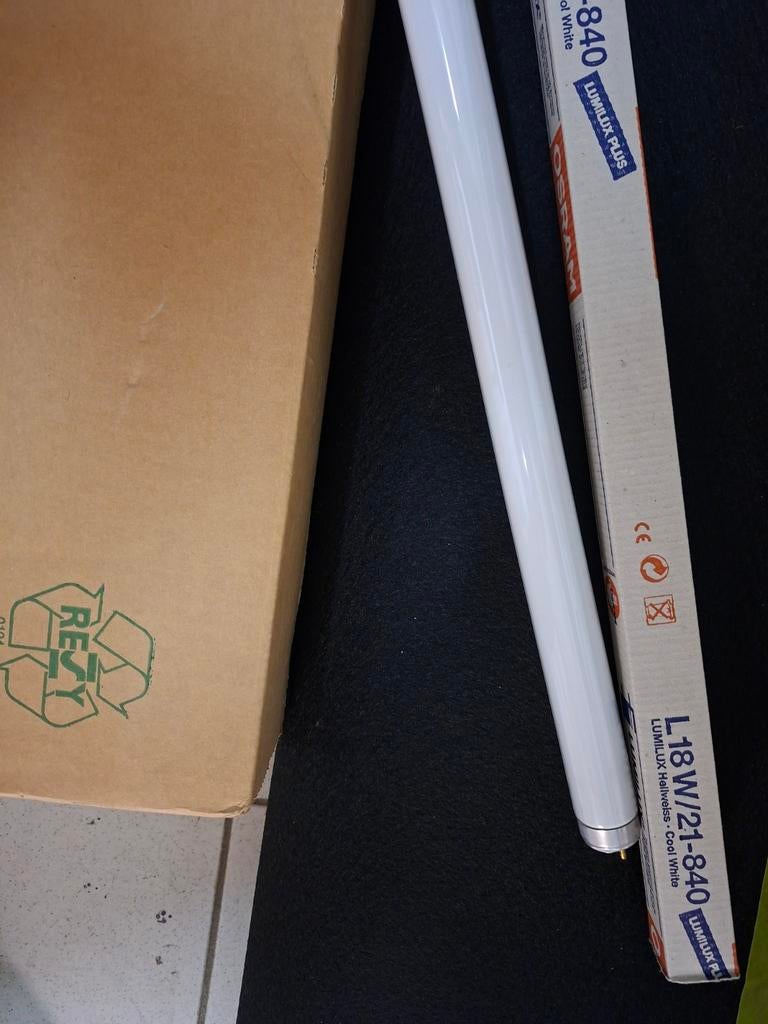 Tubes TL Osram, Enlèvement